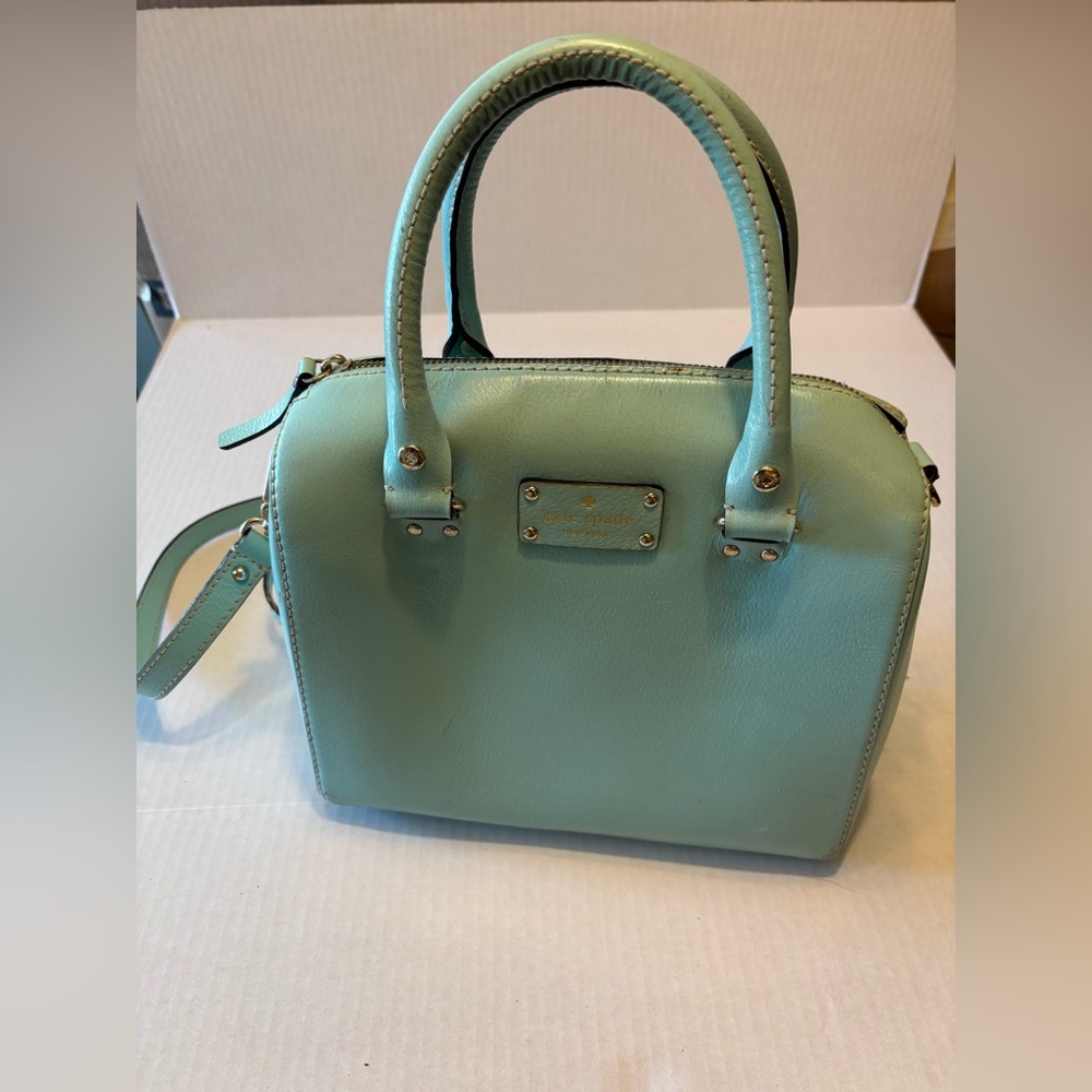 Kate Spade Allesa Wellesley Robins Egg Blue Satchel - Picture 3 of 6